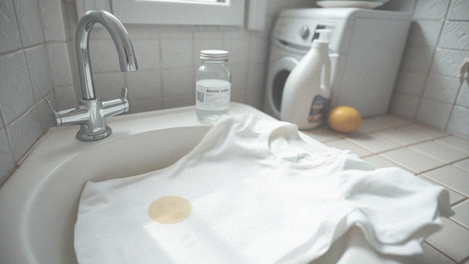 Jakie są domowe metody usuwania plam po antyperspirancie?